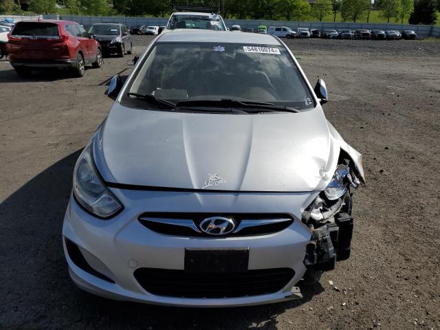 KMHCT4AE7CU048450 - 2012 HYUNDAI ACCENT GLS SILVER photo 5