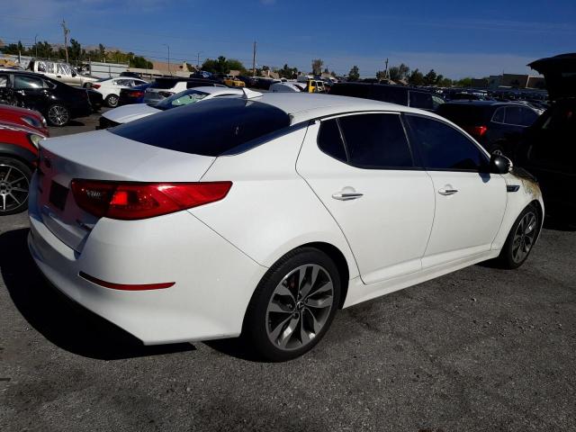 5XXGR4A62FG406089 - 2015 KIA OPTIMA SX WHITE photo 3