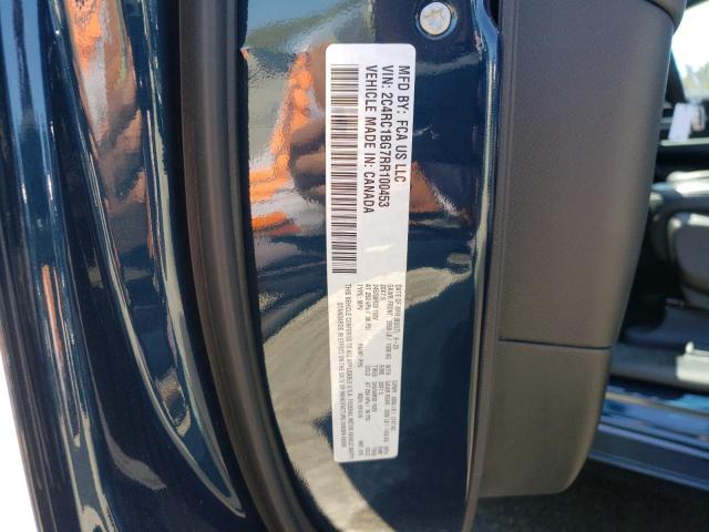 2C4RC1BG7RR100453 - 2024 CHRYSLER PACIFICA TOURING L BLUE photo 13