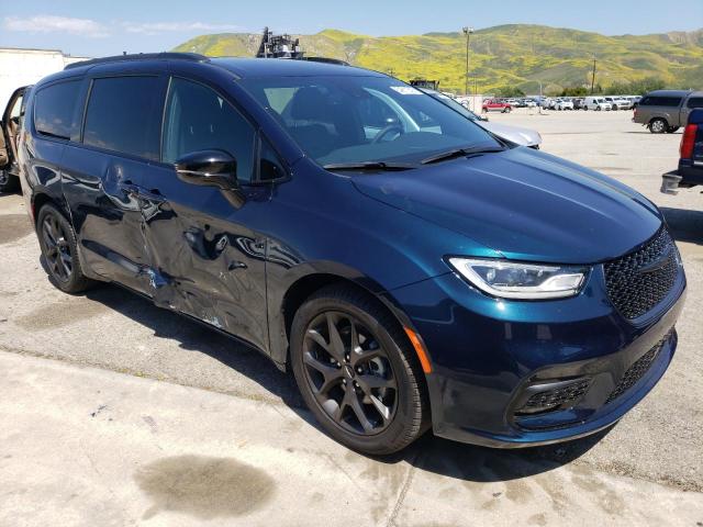 2C4RC1BG7RR100453 - 2024 CHRYSLER PACIFICA TOURING L BLUE photo 4