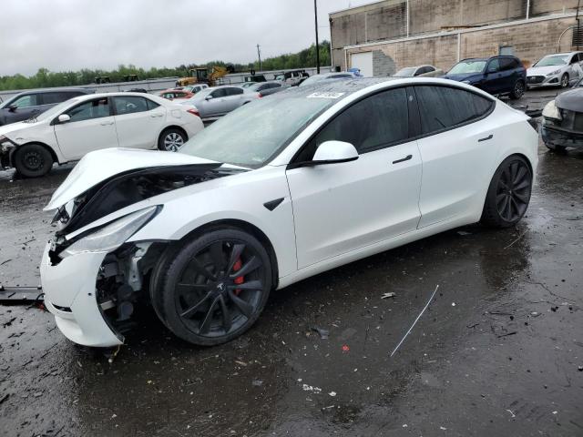 5YJ3E1EB7KF423192 - 2019 TESLA MODEL 3 WHITE photo 1