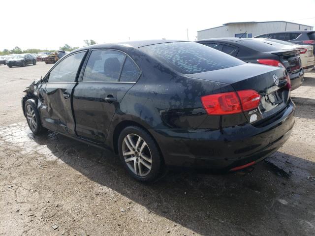 3VW2K7AJ5EM386502 - 2014 VOLKSWAGEN JETTA BASE BLACK photo 2