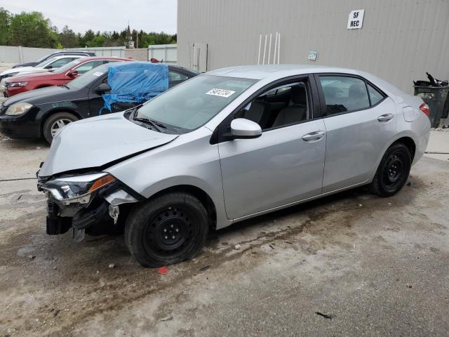 2T1BURHE4GC691762 - 2016 TOYOTA COROLLA L SILVER photo 1