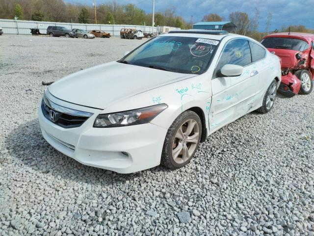 1HGCS2B80CA006743 - 2012 HONDA ACCORD EXL WHITE photo 2