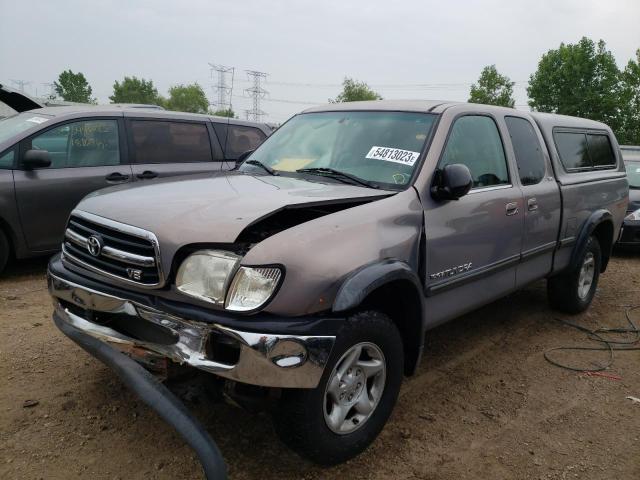 5TBBT44112S268915 - 2002 TOYOTA TUNDRA ACCESS CAB GRAY photo 1