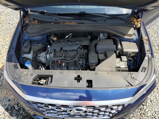 5NMS23ADXKH083056 - 2019 HYUNDAI SANTA FE SE BLUE photo 12