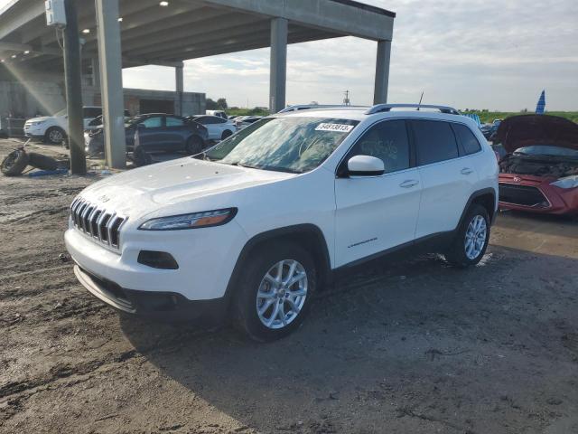 1C4PJLCX6JD524737 - 2018 JEEP CHEROKEE LATITUDE WHITE photo 1