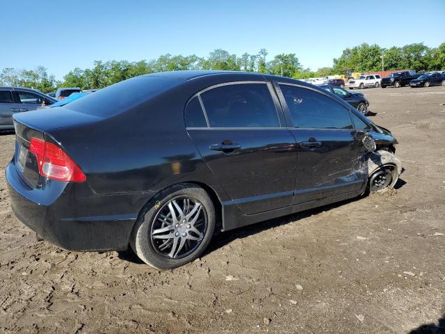 2HGFA16557H315240 - 2007 HONDA CIVIC LX BLACK photo 3