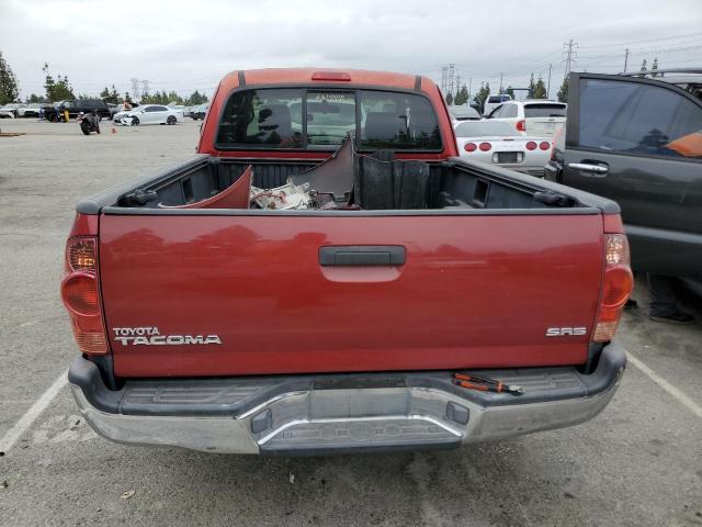 5TETX22N87Z435887 - 2007 TOYOTA TACOMA ACCESS CAB წითელი ფოტო 6