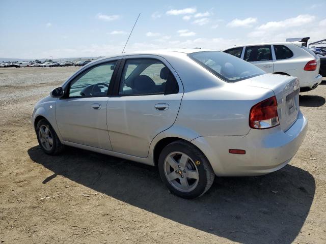 KL1TG56666B563978 - 2006 CHEVROLET AVEO LT SILVER photo 2