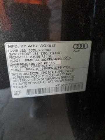 WA1WMAFE5ED000786 - 2014 AUDI Q7 PRESTIGE CHARCOAL photo 12