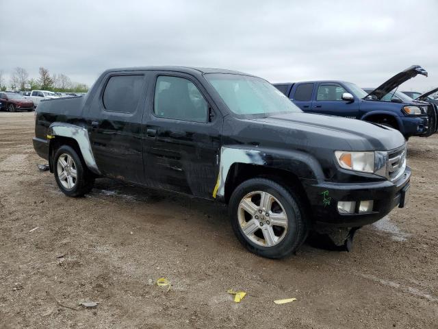 5FPYK1F59AB001440 - 2010 HONDA RIDGELINE RTL Negro foto 4
