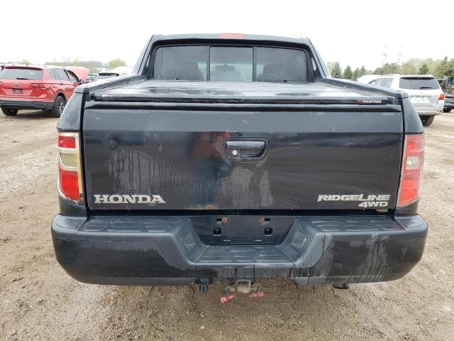 5FPYK1F59AB001440 - 2010 HONDA RIDGELINE RTL Negro foto 6