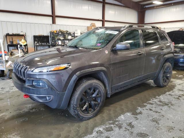 1C4PJMBX7JD526004 - 2018 JEEP CHEROKEE TRAILHAWK GRAY photo 1