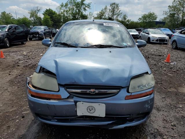 KL1TD666X8B034180 - 2008 CHEVROLET AVEO BASE BLUE photo 5