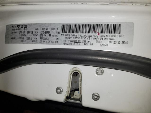 1C6RR7GG3JS231593 - 2018 RAM 1500 SLT Ağ foto 12