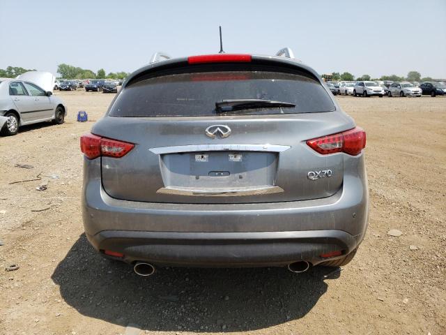 JN8CS1MW1FM482463 - 2015 INFINITI QX70 GRAY photo 6