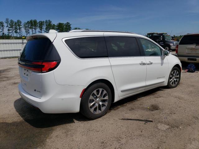 2C4RC1N73MR565882 - 2021 CHRYSLER PACIFICA HYBRID PINNACLE WHITE photo 3