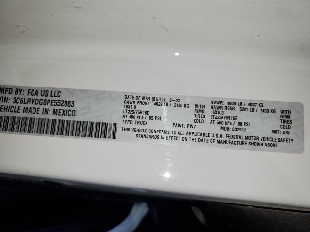 3C6LRVDG8PE552863 - 2023 RAM PROMASTER 2500 HIGH 白色 照片 13