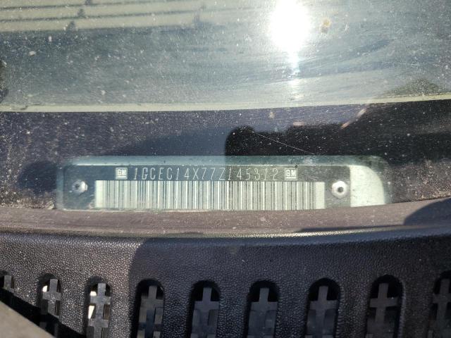 1GCEC14X77Z145312 - 2007 CHEVROLET SILVERADO C1500 CLASSIC Ağ foto 13