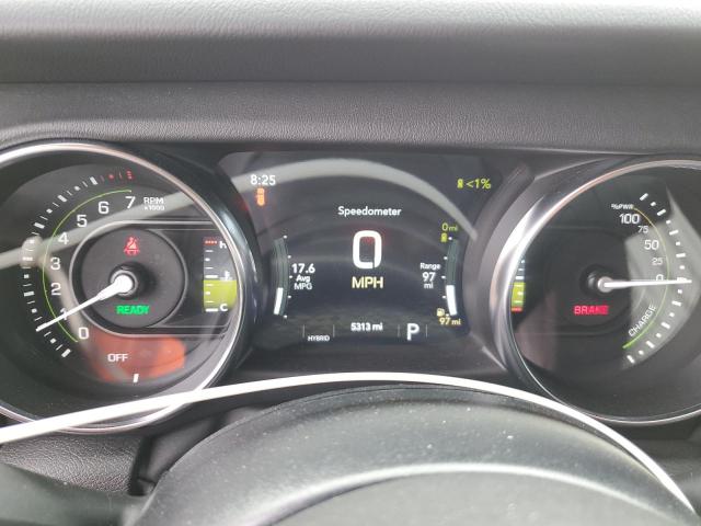 1C4JJXP62NW274356 - 2022 JEEP WRANGLER U SAHARA 4XE BLACK photo 9