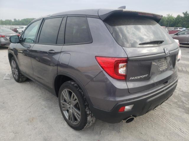 5FNYF8H51KB024828 - 2019 HONDA PASSPORT EXL رمادي صورة 2