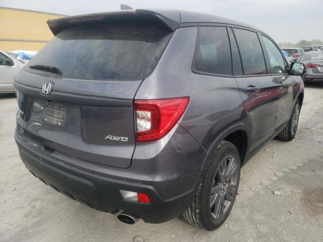 5FNYF8H51KB024828 - 2019 HONDA PASSPORT EXL رمادي صورة 3