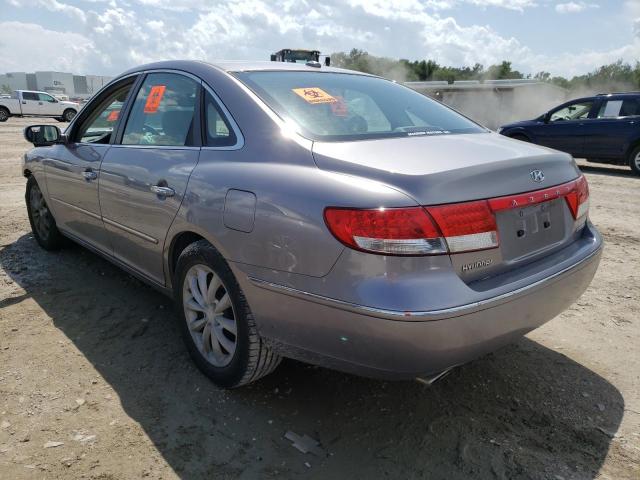 KMHFC46F47A242715 - 2007 HYUNDAI AZERA SE SILVER photo 2