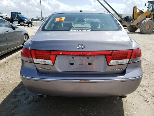 KMHFC46F47A242715 - 2007 HYUNDAI AZERA SE SILVER photo 6