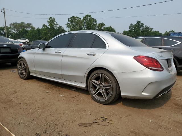 W1KWF8EB5MR649317 - 2021 MERCEDES-BENZ C 300 4MATIC SILVER photo 2