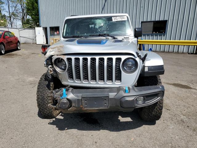 1C4JJXR61PW513315 - 2023 JEEP WRANGLER RUBICON 4XE SILVER photo 5