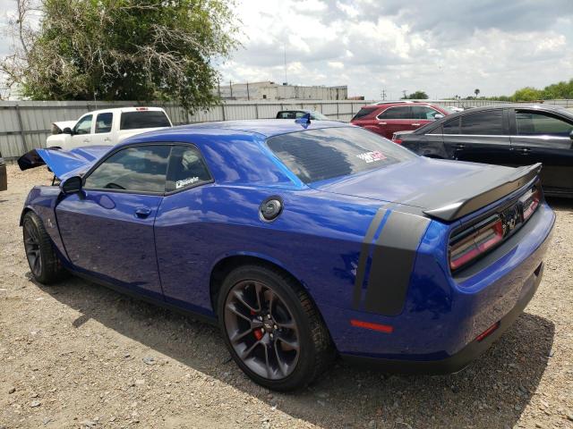 2C3CDZFJ1NH140667 - 2022 DODGE CHALLENGER R/T SCAT PACK BLUE photo 2