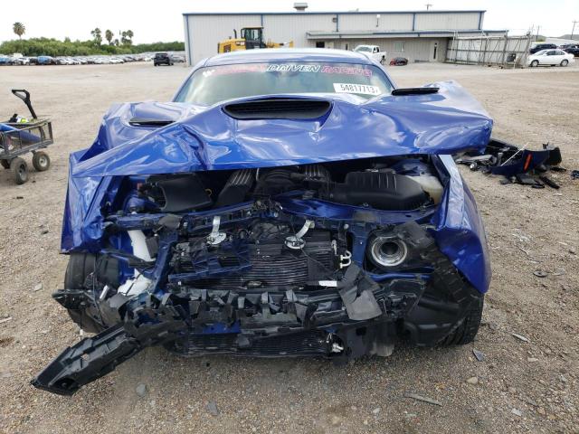 2C3CDZFJ1NH140667 - 2022 DODGE CHALLENGER R/T SCAT PACK BLUE photo 5