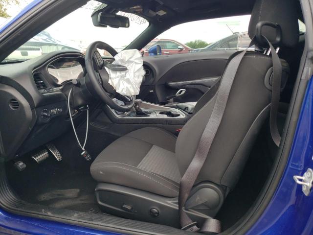 2C3CDZFJ1NH140667 - 2022 DODGE CHALLENGER R/T SCAT PACK BLUE photo 7