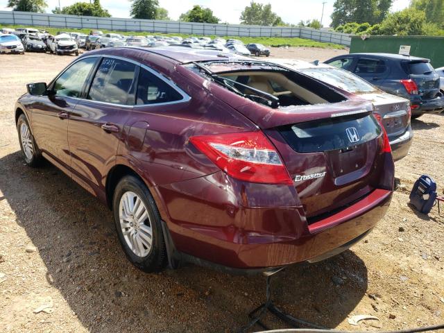 5J6TF3H52CL004240 - 2012 HONDA CROSSTOUR EXL ბურგუნდია ფოტო 3