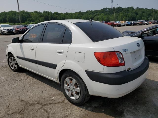 KNADE123986315434 - 2008 KIA RIO BASE WHITE photo 2