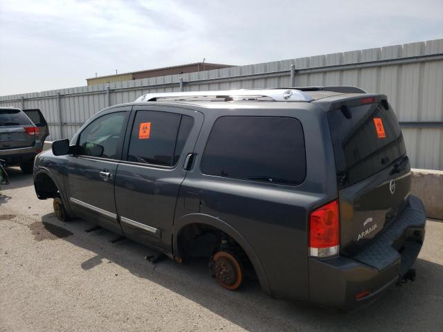 5N1BA0ND8AN604526 - 2010 NISSAN ARMADA SE GRAY photo 2