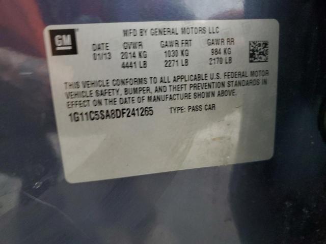 1G11C5SA8DF241265 - 2013 CHEVROLET MALIBU 1LT 蓝色 照片 12
