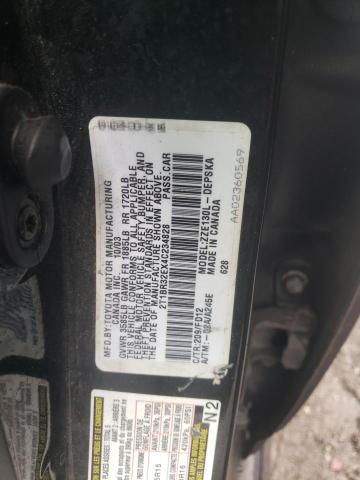 2T1BR32EX4C234828 - 2004 TOYOTA COROLLA CE BLACK photo 12