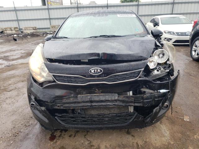 KNADN5A33C6012604 - 2012 KIA RIO EX BLACK photo 5