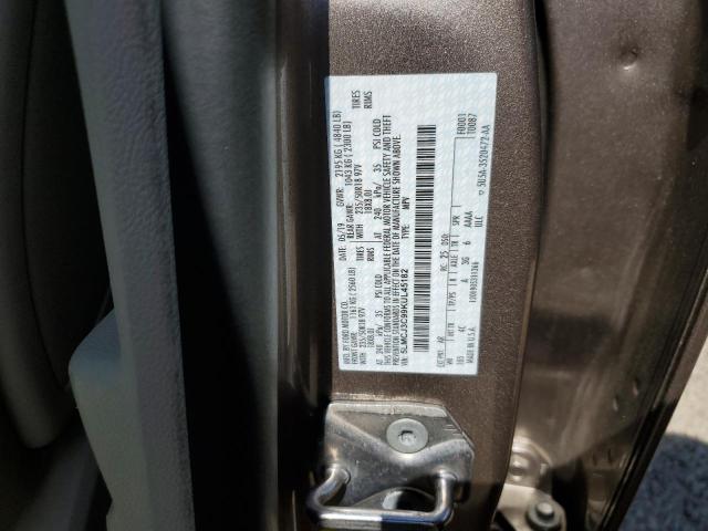 5LMCJ3C99KUL45182 - 2019 LINCOLN MKC RESERVE GOLD photo 12