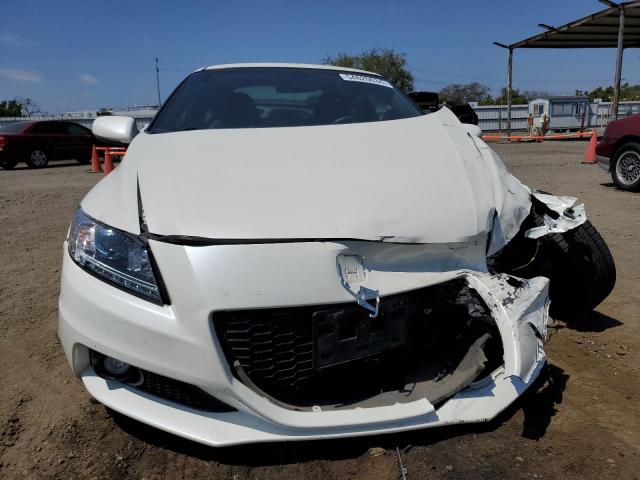 JHMZF1D61ES001839 - 2014 HONDA CR-Z EX WHITE photo 5