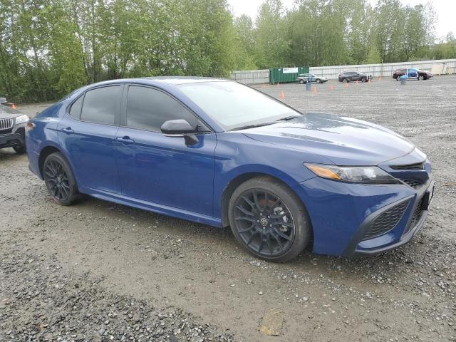 4T1T31AK7PU052105 - 2023 TOYOTA CAMRY SE NIGHT SHADE BLUE photo 4