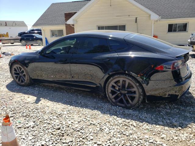 5YJSA1E63MF451391 - 2021 TESLA MODEL S 黑色 照片 2