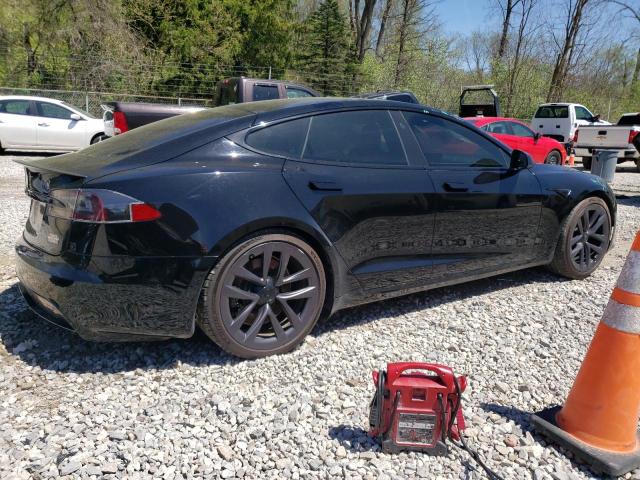 5YJSA1E63MF451391 - 2021 TESLA MODEL S 黑色 照片 3