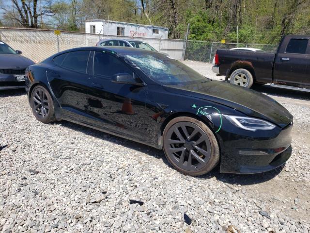 5YJSA1E63MF451391 - 2021 TESLA MODEL S 黑色 照片 4