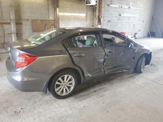 2HGFB2F92CH576583 - 2012 HONDA CIVIC EXL 灰色 照片 3