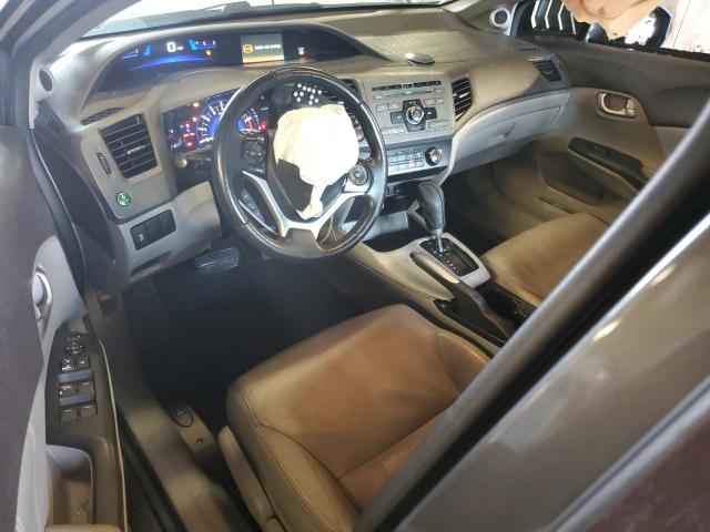 2HGFB2F92CH576583 - 2012 HONDA CIVIC EXL 灰色 照片 8