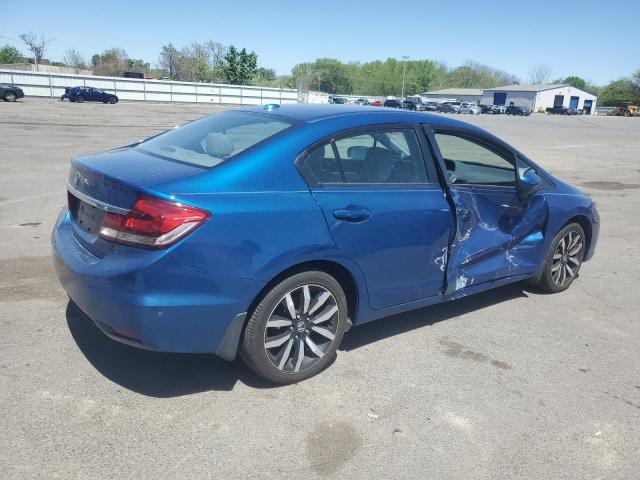 19XFB2F95FE243891 - 2015 HONDA CIVIC EXL 蓝色 照片 3