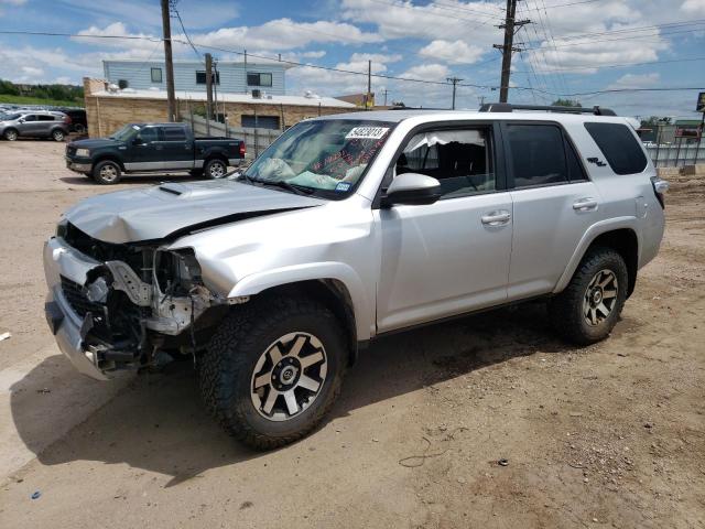 JTEBU5JR2K5665250 - 2019 TOYOTA 4RUNNER SR5 SILVER photo 1